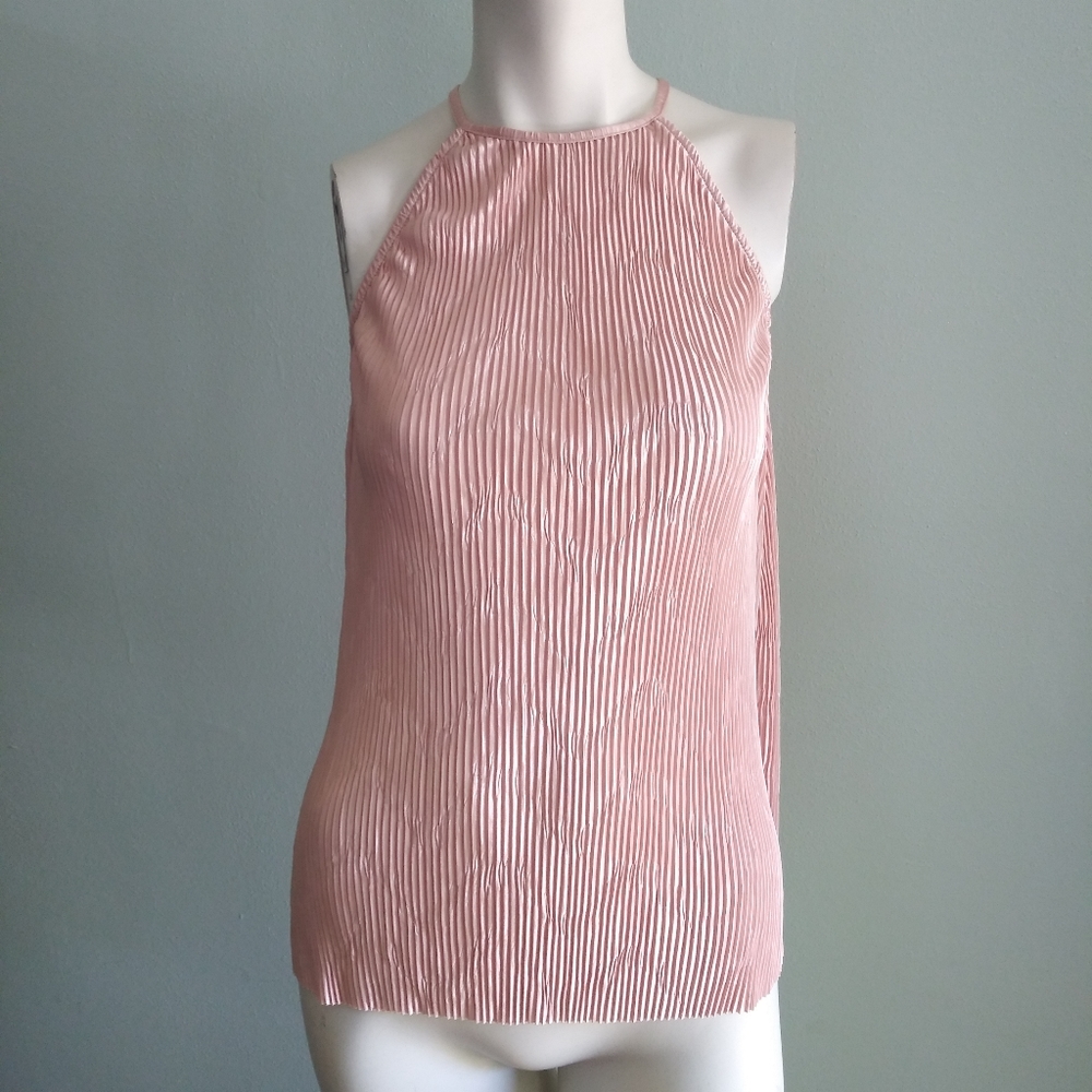 WORTHINGTON Dainty Bodre Pleated Top